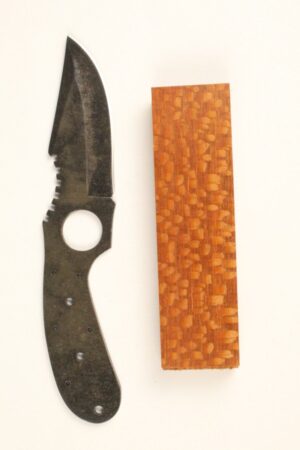 YUKON SKINNER STONEWASHED KNIFE MAKING KIT - SW183 LEOPARD