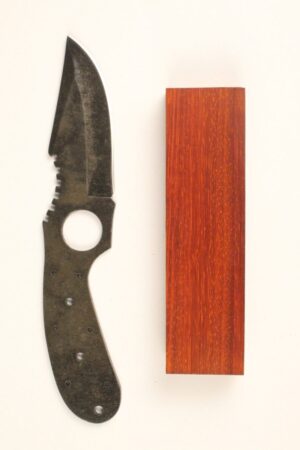 YUKON SKINNER STONEWASHED KNIFE MAKING KIT - SW183 PADAUK