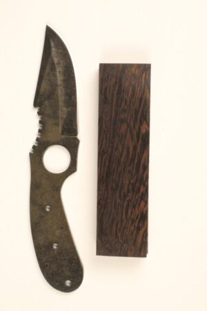YUKON SKINNER STONEWASHED KNIFE MAKING KIT - SW183 WENGE