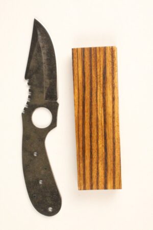 YUKON SKINNER STONEWASHED KNIFE MAKING KIT - SW183 ZEBRA