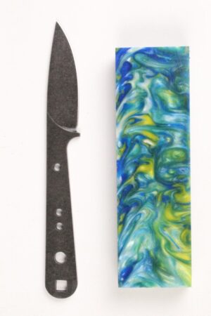 Stockman’s All Around Blade - STONEWASHED - SW357 - KNIFE KIT - CRAZY WAVES 3