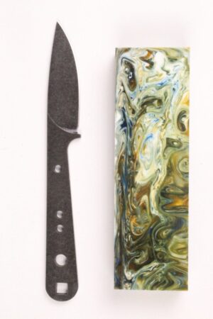 Stockman’s All Around Blade - STONEWASHED - SW357 - KNIFE KIT - CRAZY WAVES 4