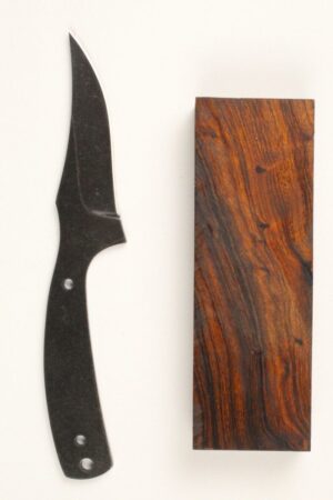 WOODSMAN SKINNER STONEWASHED - SW40 KNIFE KIT - IRONWOOD