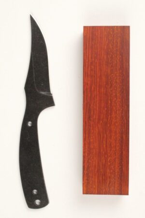 WOODSMAN SKINNER STONEWASHED - SW40 KNIFE KIT - PADAUK