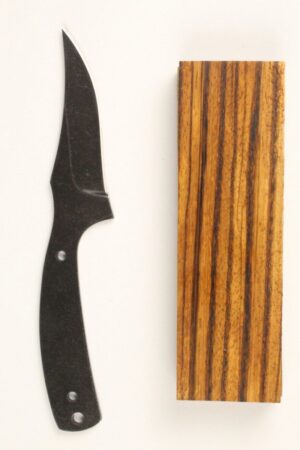 WOODSMAN SKINNER STONEWASHED - SW40 KNIFE KIT - ZEBRA