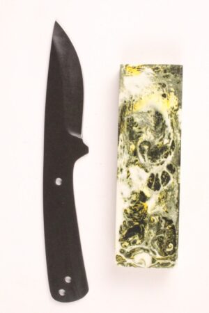 HOOK'S DROP POINT SKINNER KIT- STONEWASHED - SW510 - GREENMIX RESIN