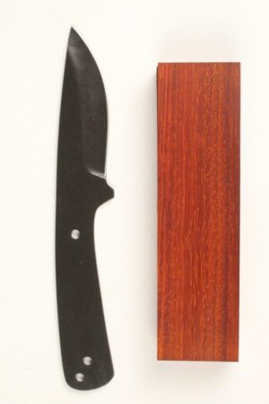 HOOK'S DROP POINT SKINNER KIT- STONEWASHED - SW510 - PADAUK