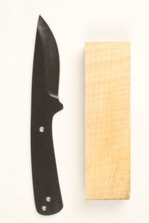 HOOK'S DROP POINT SKINNER KIT- STONEWASHED - SW510 - TIGER MAPLE