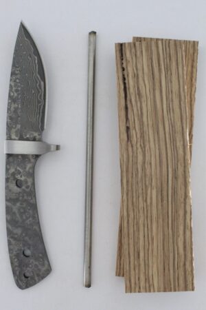Desert Drop San Mai knife kit SC801 - Damascus knife kit
