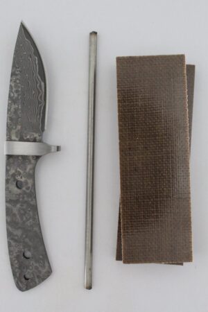 Desert Drop San Mai knife kit SC801 - Damascus knife kit