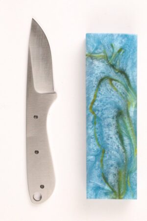 Critter Skinner - Satin - S65 KNIFE KIT - IR BLUEGREEN