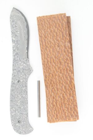 Damascus knife kit with San Mai steel