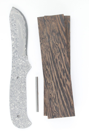 Damascus knife kit with San Mai steel