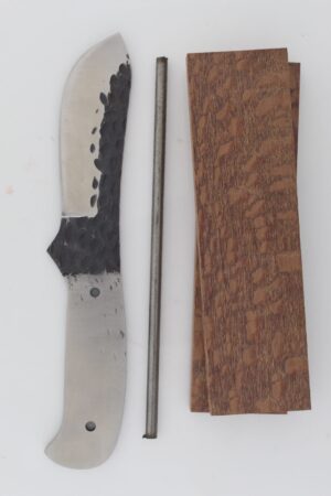 UTAH KNIFE MAKING KIT - HAMMERED - SCF909 - LEOPARDWOOD