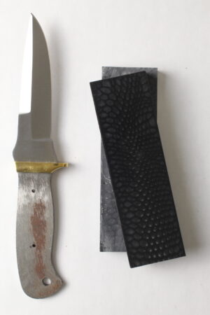 Ghost Edge knife kit with 440C stainless steel blade ready for assembly