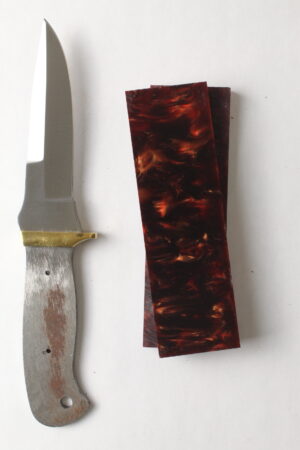 Ghost Edge knife kit with 440C stainless steel blade ready for assembly