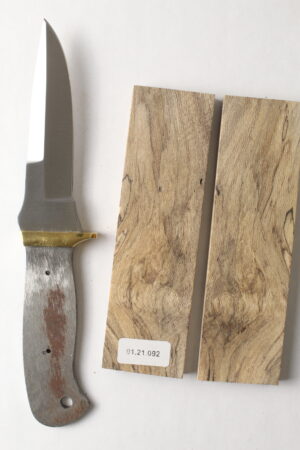 Ghost Edge knife kit with 440C stainless steel blade ready for assembly