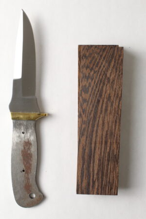 Ghost Edge knife kit with 440C stainless steel blade ready for assembly