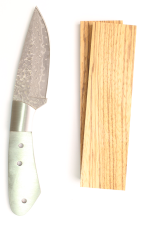 Damascus knife kit with San Mai steel